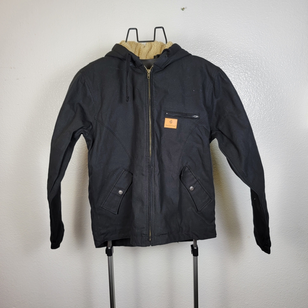 Insulated Gear Men's‎ Sherpa Lined Duck work Jackets Black Size S